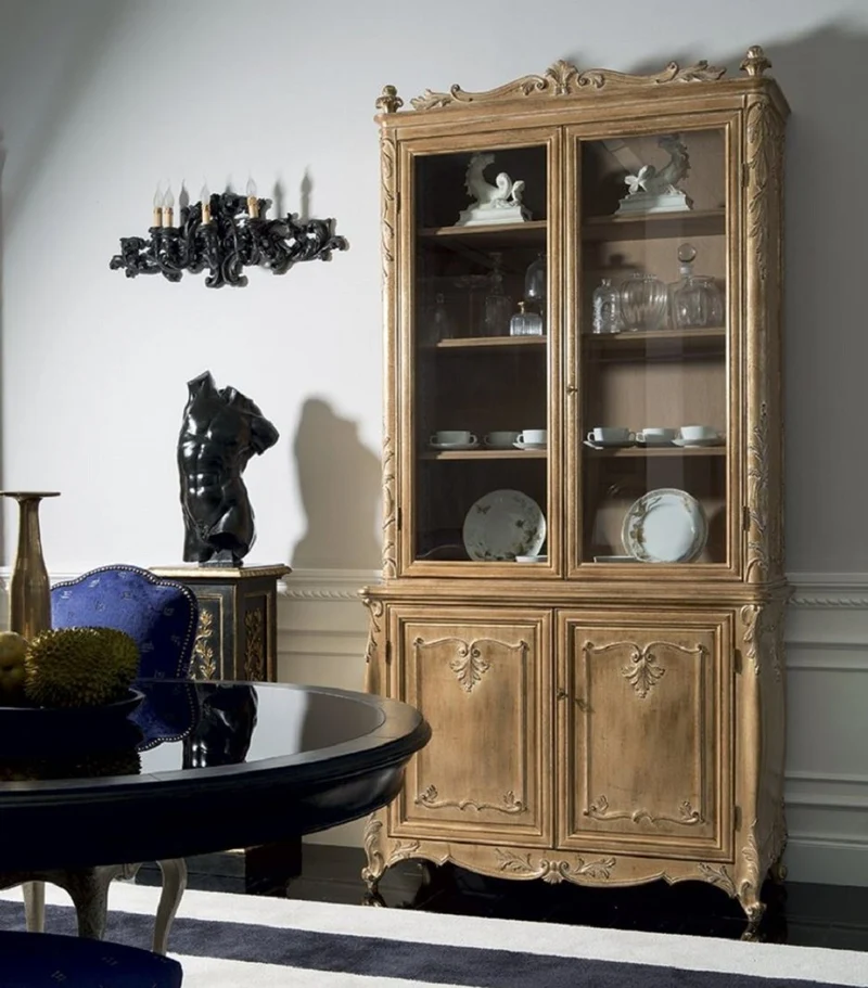Casa Padrino Luxus Deko Torso Antik Schwarz H. 63 cm - Made in Italy