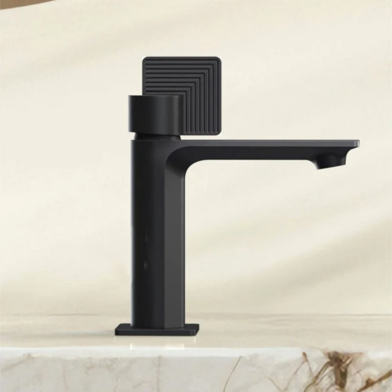 Casa Padrino Luxus Waschtischarmatur Matt Schwarz - Badezimmer Accessoires - Made in Italy