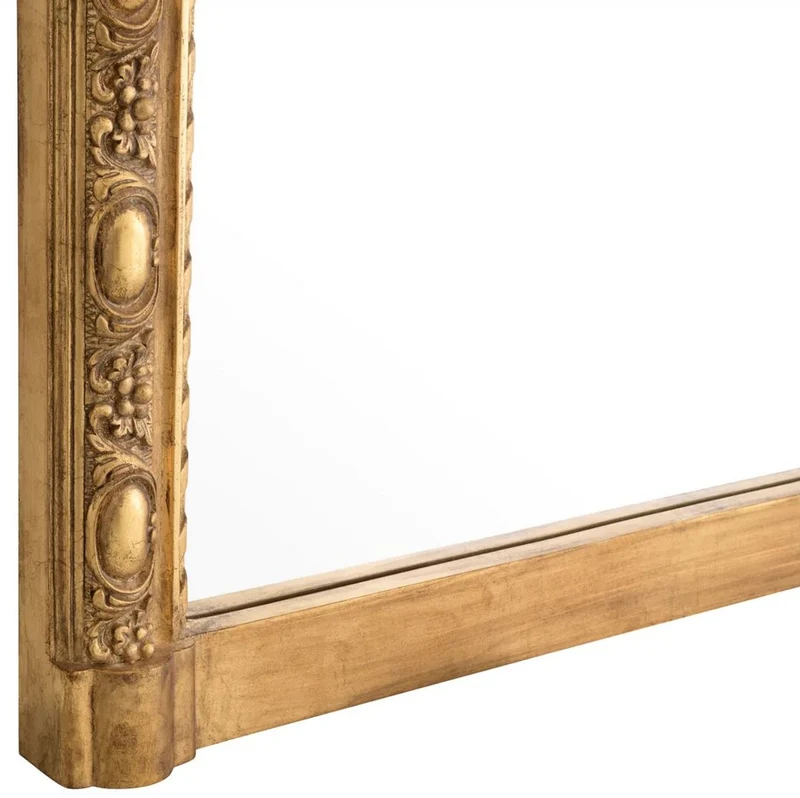 Casa Padrino Luxus Barock Mahagoni Spiegel Antik Gold H. 211 cm
