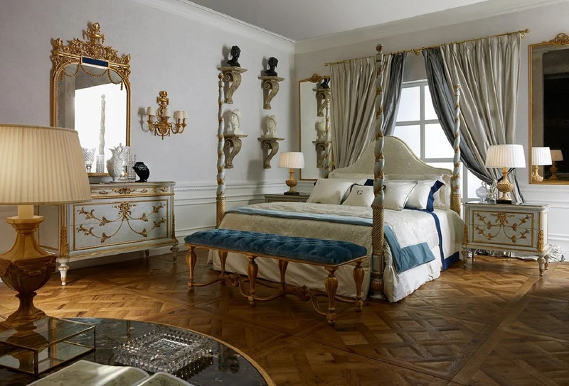 Casa Padrino Luxus Barock Wandkonsole Antik Silbergrau / Antik Gold - Prunkvolle Massivholz Wanddeko Konsole im Barockstil - Barock Wanddeko - Barock Möbel - Luxus Qualität - Made in Italy