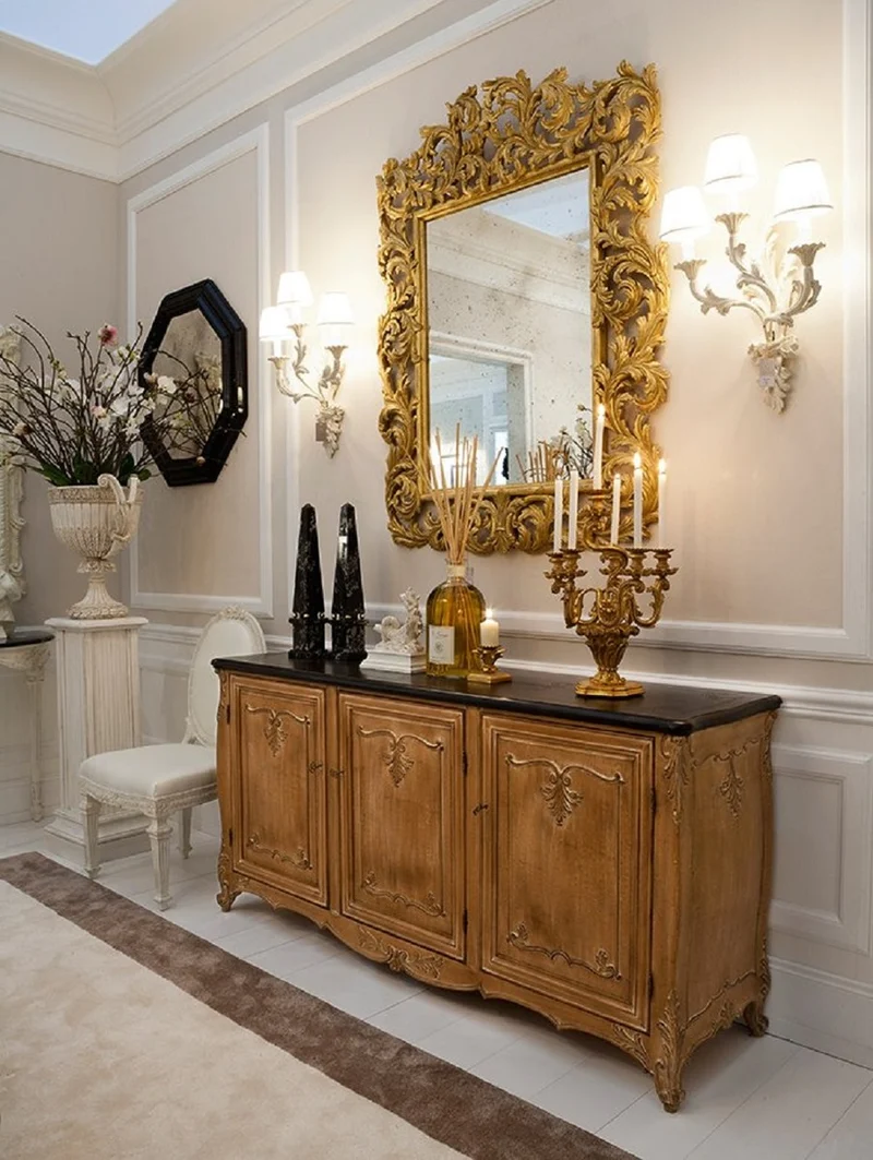 Casa Padrino Luxus Barock Kerzenhalter Antik Gold 9 x 9 x H. 9 cm - Kleiner handgeschitzter Barockstil Kerzenständer - Luxus Deko Accessoires im Barockstil - Luxus Qualität - Made in Italy