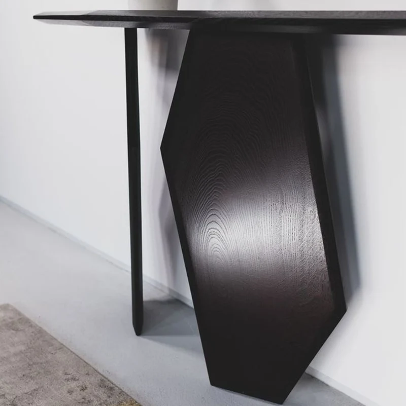Casa Padrino Luxus Konsole Dunkelbraun 154 x 40 x H. 80 cm - Massivholz Konsolentisch - Wohnzimmer Möbel - Hotel Möbel - Luxus Möbel - Luxus Einrichtung