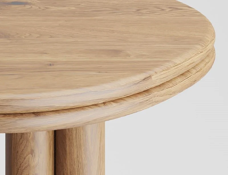 Casa Padrino Luxus Massivholz Esstisch Naturfarben 210 x 98 x H. 76 cm - Eichenholz Esszimmertisch - Esszimmer Möbel - Luxus Möbel