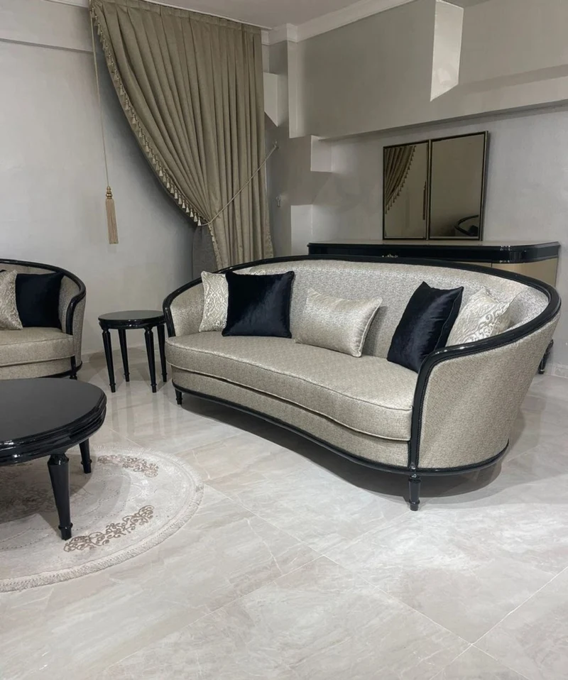Casa Padrino Luxus Barock Sofa Gold / Schwarz - Barockstil Wohnzimmer Sofa - Barockstil Wohnzimmer Möbel - Luxus Möbel im Barockstil - Barock Einrichtung - Edel & Prunkvoll