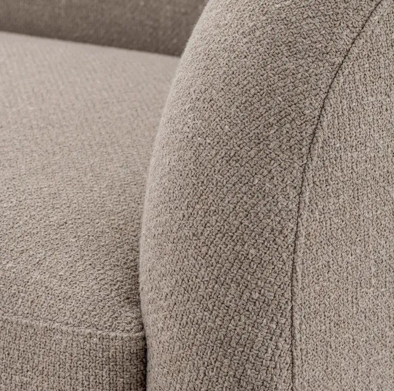 Casa Padrino Luxus Ecksofa Greige / Schwarz 320 x 190 x H. 82 cm - Wohnzimmer Sofa - Wohnzimmer Möbel - Luxus Möbel - Luxus Einrichtung - Luxus Qualität