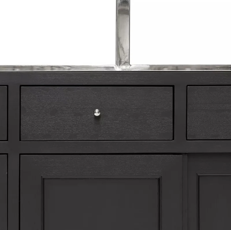Casa Padrino Regalschrank mit Leiter Schwarz / Silber 219 x 43 x H. 240 cm - Bücherschrank - Wohnzimmer Schrank - Büro Schrank - Wohnzimmer Möbel - Büro Möbel - Luxus Möbel