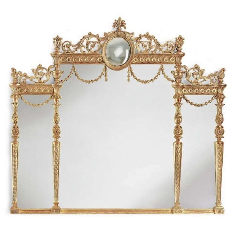 Casa Padrino Luxus Barock Spiegel Gold - Italienischer Barockstil Wandspiegel - Luxus Möbel im Barockstil - Prunkvolle Barock Möbel - Luxus Qualität - Made in Italy
