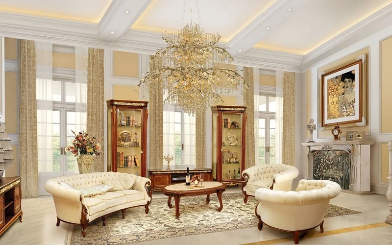 Casa Padrino Luxus Barock Wohnzimmer Sofa Creme / Braun - Handgefertigtes Barockstil Sofa - Prunkvolle Luxus Wohnzimmer Möbel im Barockstil - Barock Möbel