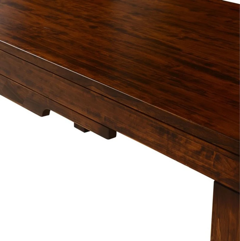 Casa Padrino Luxus Vintage Stil Esstisch Dunkelbraun 180 x 93,5 x H. 78 cm - Rechteckiger Massivholz Esszimmertisch - Esszimmer Möbel - Massivholz Möbel - Vintage Stil Möbel - Luxus Möbel