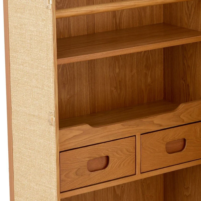 Casa Padrino Luxus Weinschrank im Koffer Design Naturfarben / Braun 59 x 59 x H. 122,5 cm - Kofferschrank mit Rollen - Bar Möbel - Luxus Möbel - Luxus Qualität