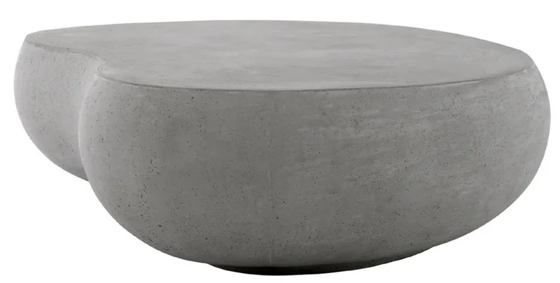 Casa Padrino Luxus Gartentisch Grau 160 x 103 x H. 32 cm - Garten Couchtisch aus glasfaserverstärktem Beton - Garten & Terrassen Möbel - Luxus Qualität