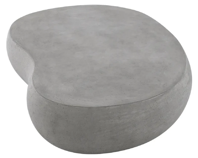 Casa Padrino Luxus Gartentisch Grau 160 x 103 x H. 32 cm - Garten Couchtisch aus glasfaserverstärktem Beton - Garten & Terrassen Möbel - Luxus Qualität