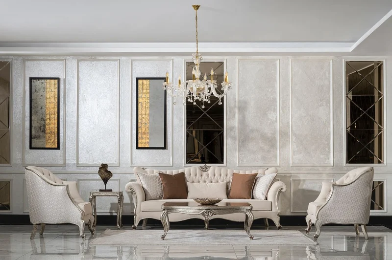 Casa Padrino Luxus Barock Beistelltisch Antik Silber - Quadratischer Massivholz Tisch im Barockstil - Luxus Wohnzimmer Möbel im Barockstil - Barock Möbel - Edel & Prunkvoll