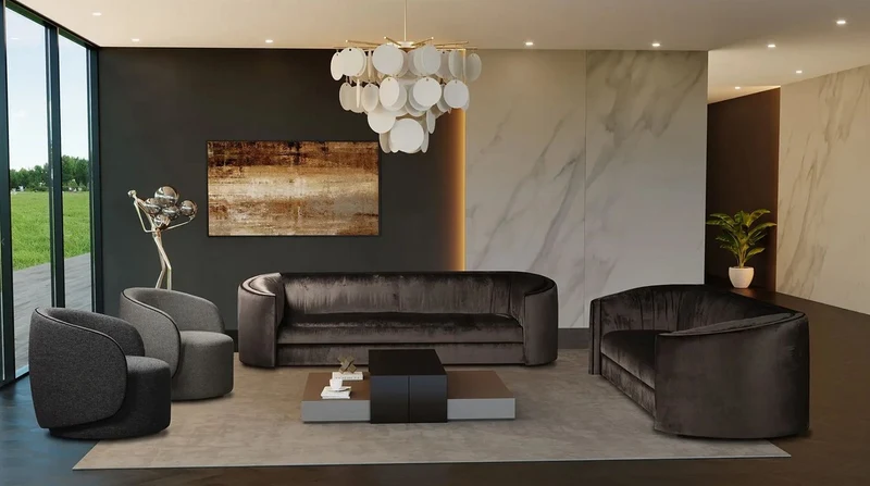 Casa Padrino Luxus Sofa Grau 275 x 89 x H. 75 cm - Wohnzimmer Sofa - Hotel Sofa - Wohnzimmer Möbel - Wohnzimmer Einrichtung - Hotel Möbel - Luxus Möbel - Luxus Einrichtung