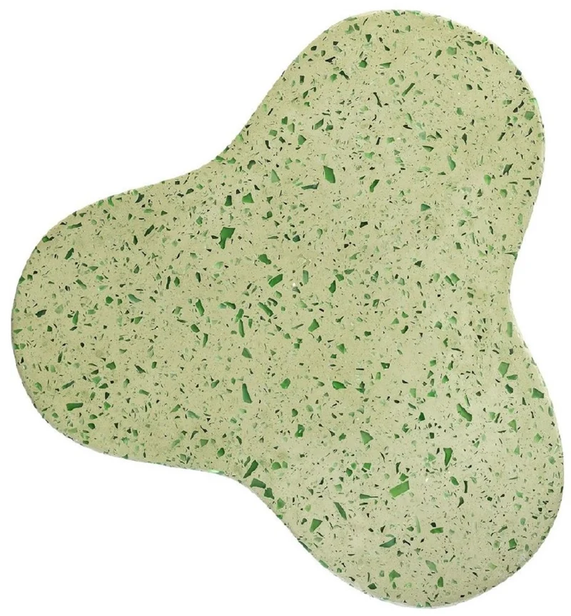 Casa Padrino Luxus Terrazzo Naturstein Beistelltisch / Hocker Grün 41,5 x 41,5 x H. 45 cm - Wohnzimmer Möbel - Hotel Möbel - Naturstein Möbel - Luxus Möbel - Luxus Einrichtung