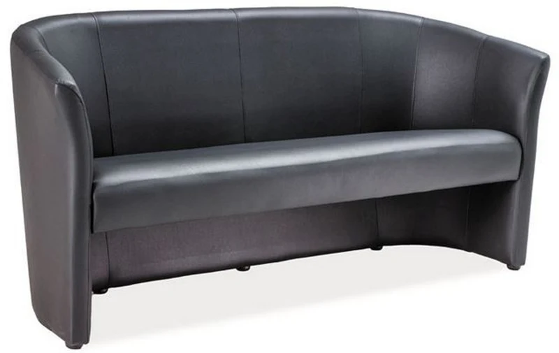 Casa Padrino Designer Kunstleder Sofa 160 x 60 x H. 76 cm - Verschiedene Farben - Wohnzimmer Sofa - Designer Wohnzimmer Möbel