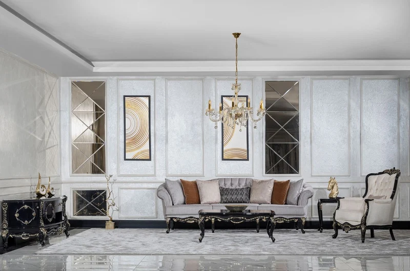 Casa Padrino Luxus Barock Beistelltisch Schwarz / Gold - Quadratischer Massivholz Tisch im Barockstil - Luxus Wohnzimmer Möbel im Barockstil - Barock Möbel - Edel & Prunkvoll