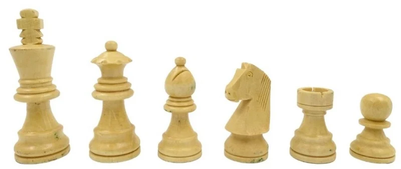 Casa Padrino Luxus Schach Set Braun / Beige 40 x 40 cm - Zusammenklappbares Holz Schachspiel - Holz Schachbrett mit Holz Schachfiguren - Luxus Deko Accessoires