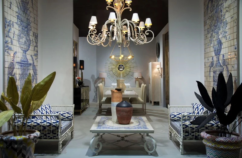 Casa Padrino Luxus Barock Schmiedeeisen Möbel Set Weiß / Blau / Gold - 2 Luxus Sessel & 1 Luxus Couchtisch - Wohnzimmer Möbel - Garten Möbel - Hotel Möbel - Luxus Barock Möbel