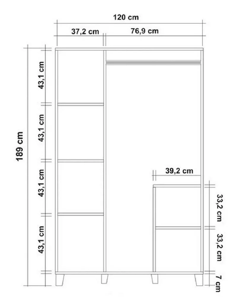 Casa Padrino Luxus Schlafzimmerschrank Naturfarben / Braun 120 x 48 x H. 189 cm - Massivholz Kleiderschrank mit 3 Türen - Schlafzimmer Möbel - Hotel Möbel - Luxus Möbel