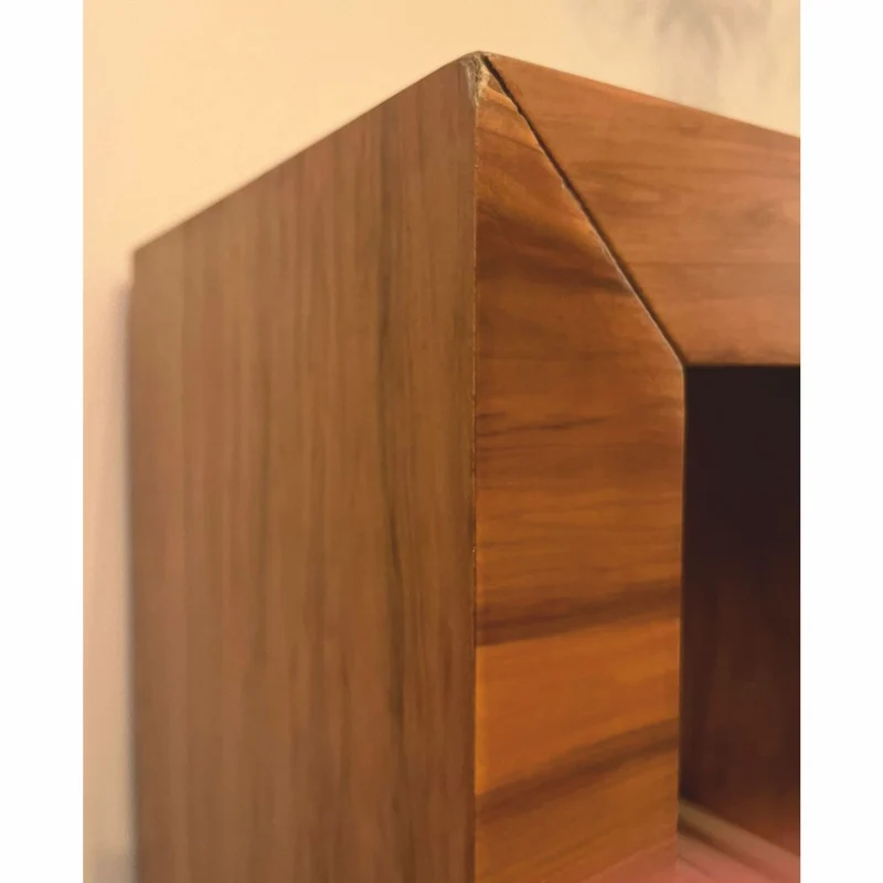 Casa Padrino Luxus Massivholz Regalschrank Braun H. 170 cm - Ausstellungsstück