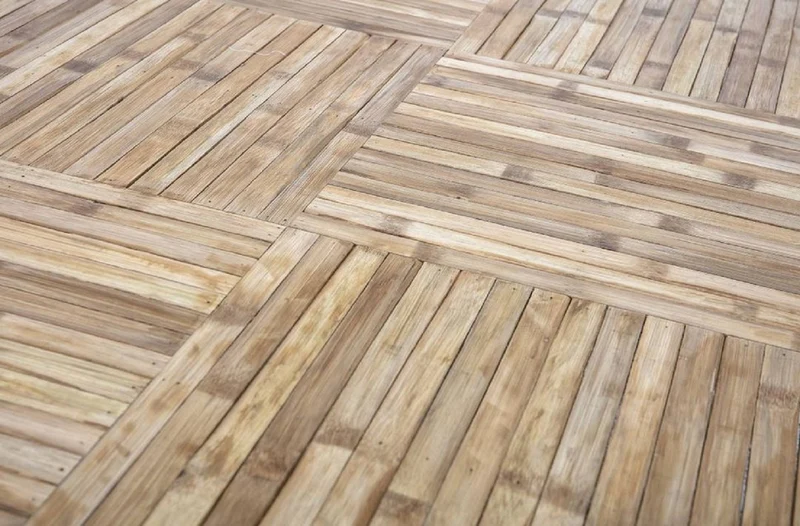 Casa Padrino Luxus Esstisch Naturfarben 200 x 100 x H. 74 cm - Rechteckiger Bambus Küchentisch - Esszimmer Möbel - Bambus Möbel - Luxus Möbel - Luxus Esszimmer Einrichtung