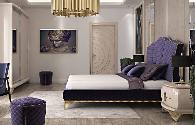 Casa Padrino Luxus Art Deco Nachtkommode Creme / Gold 75 x 50 x H. 55 cm - Eleganter Massivholz Nachttisch mit 2 Schubladen - Art Deco Schlafzimmer & Hotel Möbel - Luxus Kollektion