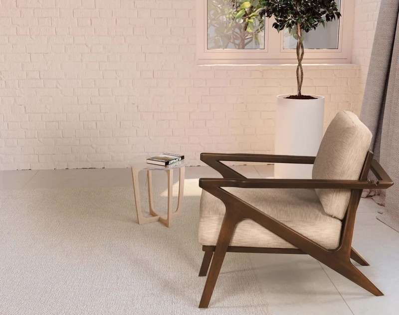Casa Padrino Luxus Sessel Beige / Dunkelbraun 80 x 70 x H. 100 cm - Wohnzimmer Sessel - Hotel Sessel - Wohnzimmer Möbel - Hotel Möbel - Luxus Möbel - Luxus Wohnzimmer Einrichtung