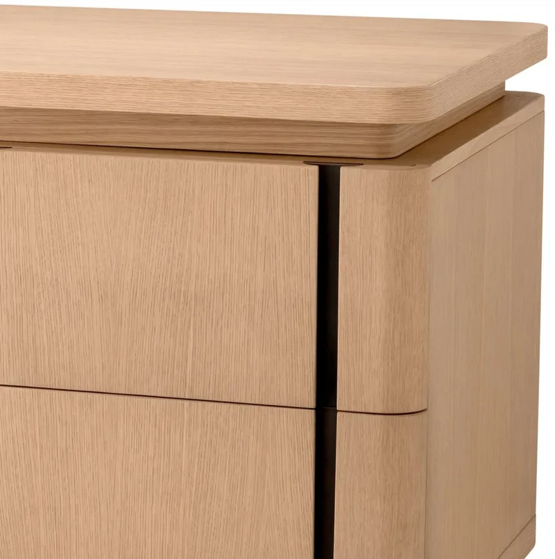 Casa Padrino Luxus Massivholz Schreibtisch Naturfarben / Bronze 180 x 80 x H. 76 cm - Bürotisch - Computertisch - Büro Möbel - Luxus Möbel - Luxus Einrichtung - Büro Einrichtung - Luxus Qualität