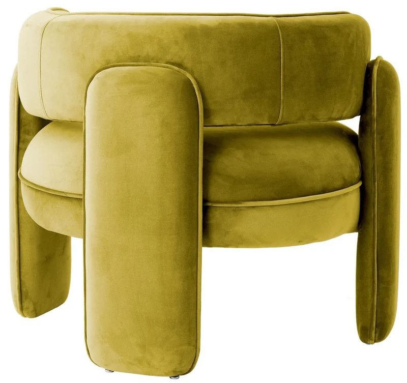 Casa Padrino Luxus Samt Sessel Vintage Grün 80 x 71 x H. 68,5 cm - Wohnzimmer Sessel - Hotel Sessel - Wohnzimmer Möbel - Luxus Möbel - Wohnzimmer Einrichtung - Luxus Einrichtung - Möbel Luxus