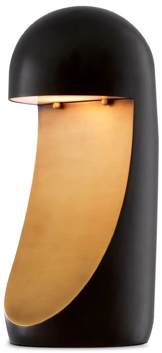Casa Padrino Luxus Designer Tischleuchte Bronze / Antik Messing 15 x 20 x H. 40 cm - Schreibtischleuchte -Tischleuchten - Schreibtischleuchten - Luxus Leuchten - Luxus Möbel - Luxus Interior