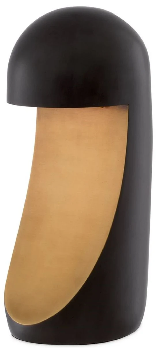 Casa Padrino Luxus Designer Tischleuchte Bronze / Antik Messing 15 x 20 x H. 40 cm - Schreibtischleuchte -Tischleuchten - Schreibtischleuchten - Luxus Leuchten - Luxus Möbel - Luxus Interior
