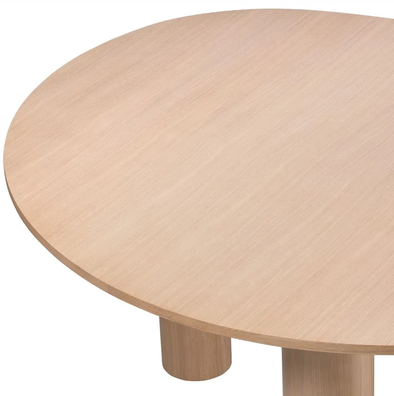 Casa Padrino Luxus Esstisch Naturfarben 149 x 128,5 x H. 77 cm - Massivholz Küchentisch - Esszimmer Möbel - Küchen Möbel - Luxus Möbel - Luxus Einrichtung