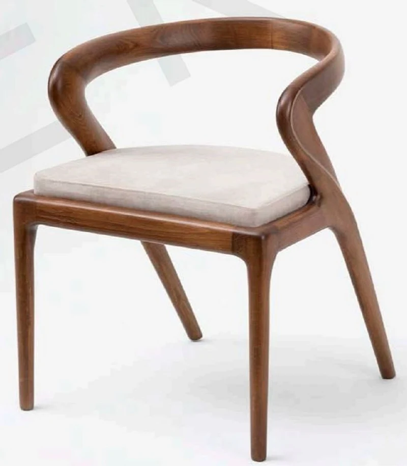 Casa Padrino Luxus Esszimmerstuhl 6er Set Braun / Grau 57 x 67 x H. 77 cm - Luxus Massivholz Küchen Stühle - Esszimmer Möbel - Küchen Möbel - Luxus Möbel - Luxus Esszimmer Einrichtung
