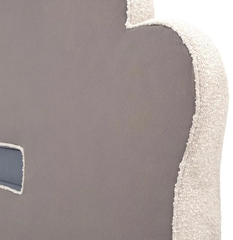 Casa Padrino Luxus Bett-Kopfteil Creme 233 x 15 x H. 179 cm - Schlafzimmer Möbel - Hotel Möbel - Luxus Möbel - Schlafzimmer Einrichtung - Hotel Einrichtung - Luxus Einrichtung