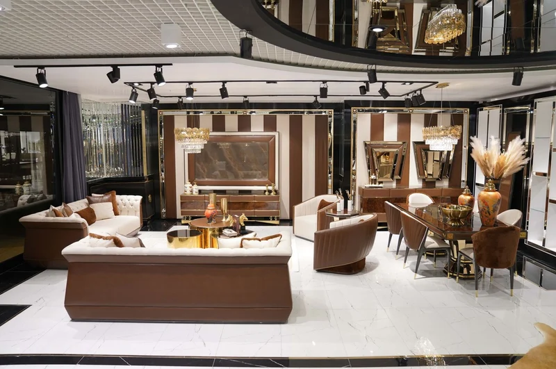 Casa Padrino Luxus Chesterfield Sofa Naturfarben / Braun / Grau - Wohnzimmer Sofa - Hotel Sofa - Wohnzimmer Möbel - Hotel Möbel - Chesterfield Möbel - Luxus Möbel - Luxus Einrichtung