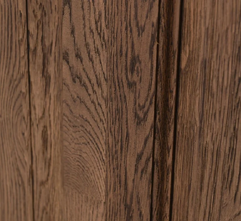 Casa Padrino Landhausstil Massivholz Garderobenschrank Dunkelbraun 140 x 41 x H. 210 cm - Wand Garderobe - Flur Schrank - Flur Möbel - Garderoben Möbel - Landhausstil Möbel