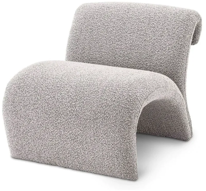 Casa Padrino Luxus Designer Sessel Grau 69 x 74 x H. 67 cm - Wohnzimmer Sessel - Hotel Sessel - Wohnzimmer Möbel - Luxus Möbel - Wohnzimmer Einrichtung - Luxus Einrichtung - Möbel Luxus