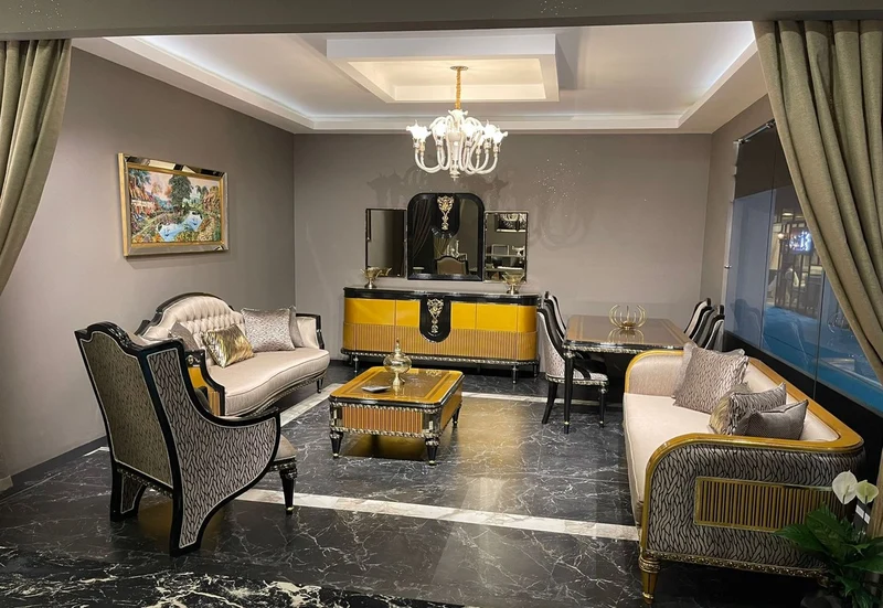 Casa Padrino Luxus Barock Sideboard Gold / Schwarz / Gold - Handgefertigter Barockstil Schrank - Luxus Möbel Möbel im Barockstil - Barock Möbel - Barock Einrichtung - Edel & Prunkvoll