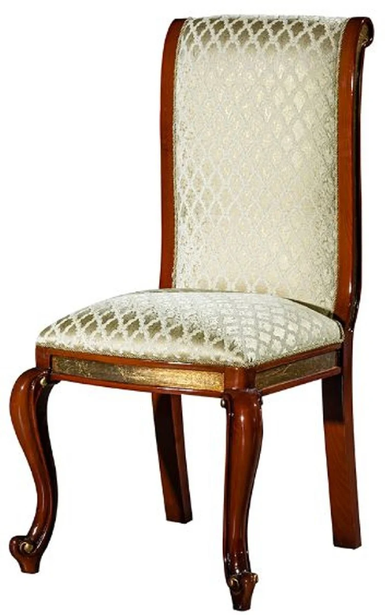 Casa Padrino Luxus Barock Esszimmer Set Braun / Gold - 1 Riesiger Barock Esstisch & 14 Barock Esszimmerstühle - Barock Esszimmer Möbel - Luxus Möbel im Barockstil - Edel & Prunkvoll