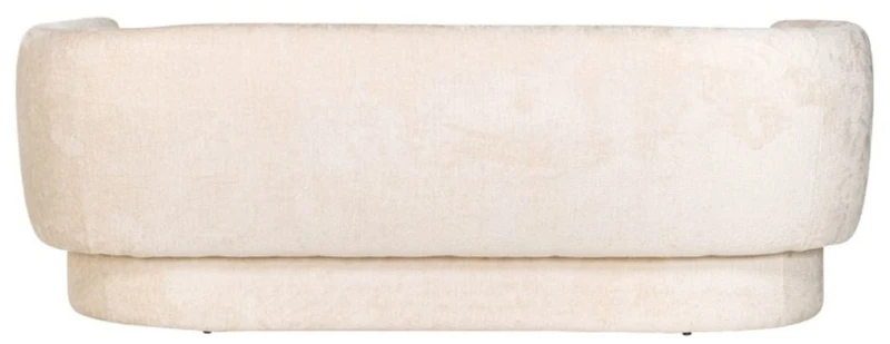 Casa Padrino Luxus Sofa Weiß 210 x 85 x H. 73 cm - Wohnzimmer Sofa - Wohnzimmer Möbel - Luxus Möbel - Wohnzimmer Einrichtung - Luxus Einrichtung - Luxus Qualität