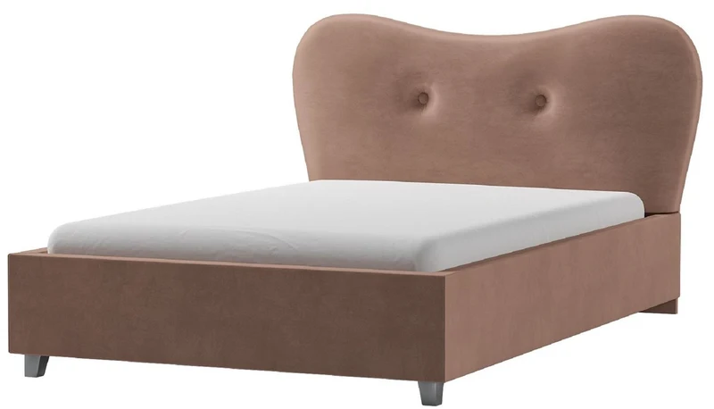 Casa Padrino Luxus Art Deco Kinderbett Rosa / Silber 168 x 216 x H. 100 cm - Massivholz Bett mit Kopfteil - Kinderzimmer Möbel - Kinder Möbel - Art Deco Möbel - Luxus Möbel - Luxus Einrichtung