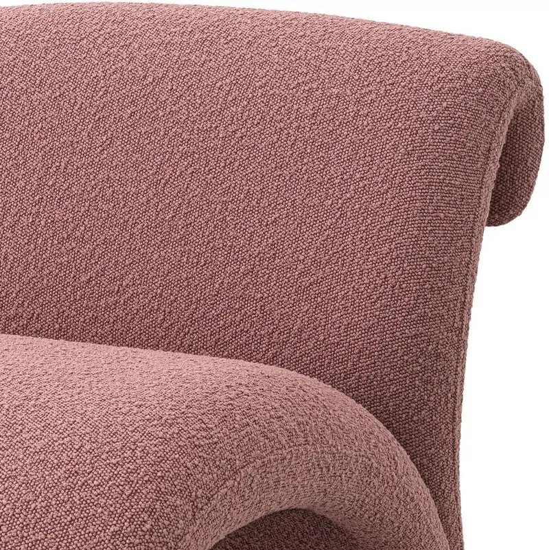 Casa Padrino Luxus Designer Sessel Rosa 69 x 74 x H. 67 cm - Wohnzimmer Sessel - Hotel Sessel - Wohnzimmer Möbel - Luxus Möbel - Wohnzimmer Einrichtung - Luxus Einrichtung - Möbel Luxus