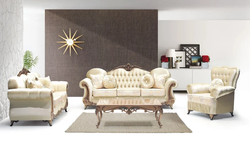 Casa Padrino Luxus Barock Sofa Gold / Kupfer - Prunkvolles Wohnzimmer Sofa mit elegantem Muster und Glitzersteinen - Wohnzimmer Möbel im Barockstil - Barock Möbel - Edel & Prunkvoll