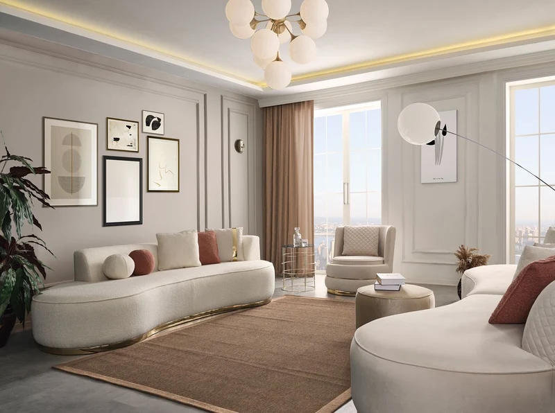 Casa Padrino Luxus Drehsessel Creme / Gold 80 x 85 x H. 81 cm - Wohnzimmer Sessel mit edlem Samtstoff - Wohnzimmer Möbel - Luxus Möbel - Wohnzimmer Einrichtung - Luxus Einrichtung