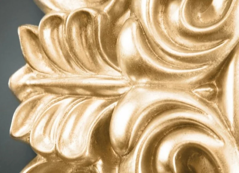 Casa Padrino Barock Spiegel Antik Gold 90 x 5 x H. 180 cm - Rechteckiger Wandspiegel im Barockstil - Garderobenspiegel - Wohnzimmer Spiegel - Barock Möbel