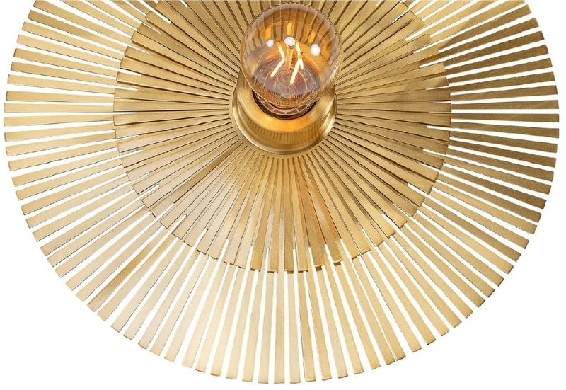 Casa Padrino Luxus Wandleuchte Ø 36 cm - Runde Messing Wandlampe - Hotel & Restaurant Wandleuchte - Luxus Kollektion