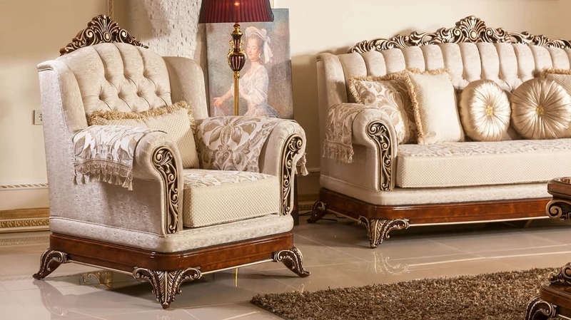 Casa Padrino Luxus Barock Sessel Gold / Braun / Bronzefarben - Prunkvoller Wohnzimmer Sessel mit elegantem Muster - Barock Wohnzimmer & Hotel Möbel - Edel & Prunkvoll
