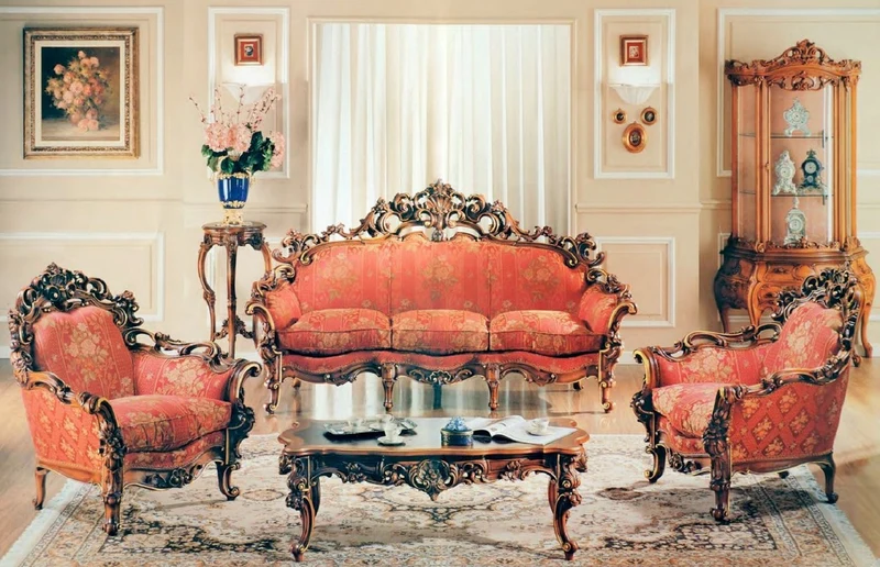 Casa Padrino Luxus Barock Sofa Rot / Braun / Gold - Prunkvolles Wohnzimmer Sofa mit elegantem Muster - Barock Wohnzimmer & Hotel Möbel - Erstklassische Qualität - Made in Italy