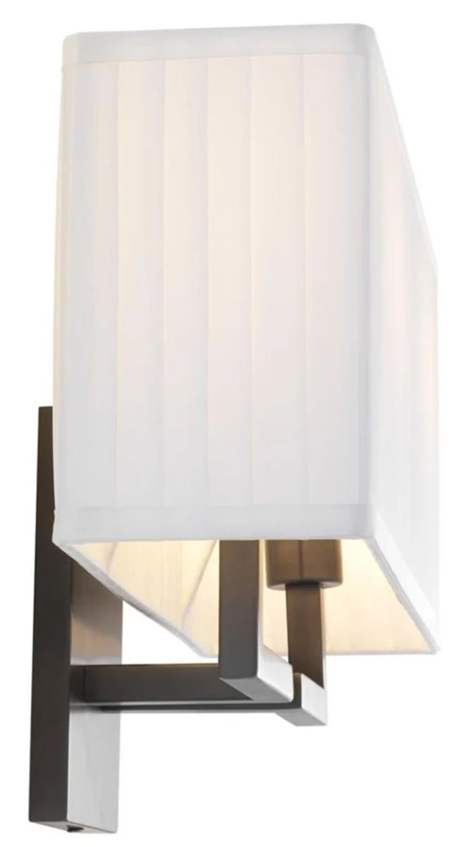 Casa Padrino Designer Wandleuchte Bronze 36 x 13,5 x H. 27 cm - Luxus Kollektion